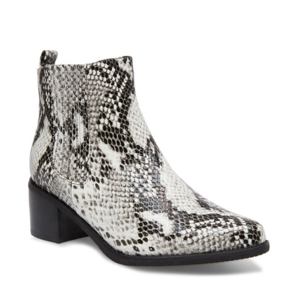 BLONDO | Elvina Snakeskin Waterproof Ankle Boots